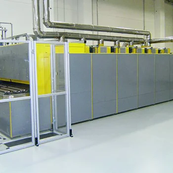 Tunnel ovens for heat treatments
